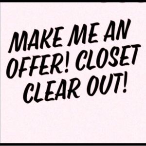 Closet clean out accepting all offers